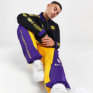 Black Nike NBA LA Lakers Starting 5 Jacket