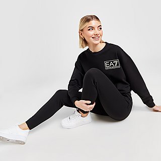 Emporio Armani EA7 Sparkle Box Logo Sweatshirt/Leggings Set