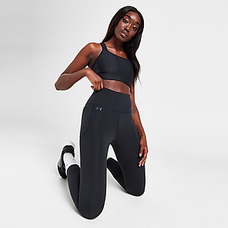 Black Under Armour Emboss All Over Print Tights, JD Sports UK