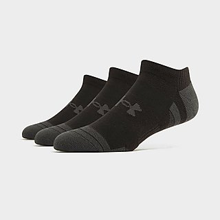 Under Armour 3 Pack HeatGear Tech No Show Socks