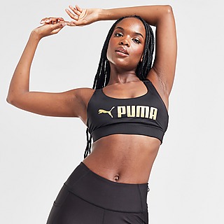 Black Puma Sports Bras & Vests - Medium - Gym - JD Sports Global