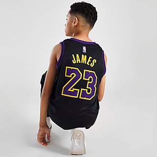 Nike NBA LA Lakers City Edition James #23 Jersey Junior