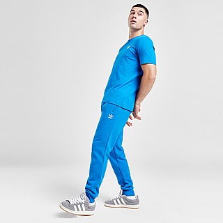 adidas Originals Retro Classic Track Pants Blue Joggers Trefoil Bottoms Men  Size