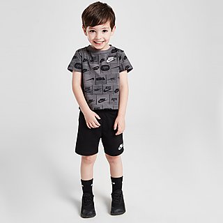 Nike All Over Print T-Shirt/Shorts Set Infant