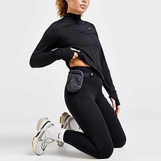Buy Nike Women's One Colour Block 7/8 Leggings Black in KSA -SSS