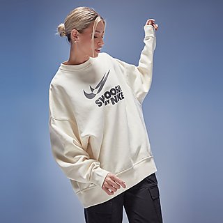 Nike Swoosh Oversized Crew Sweatshirt