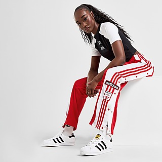 Adidas Originals Superstar Women's Track Pants Red/White – Sports