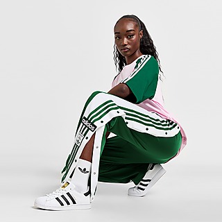 adidas Originals varsity adibreak trousers in green