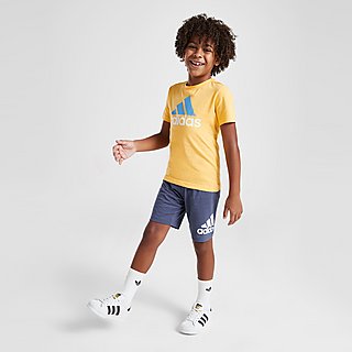 adidas Badge of Sport T-Shirt/Shorts Set Children