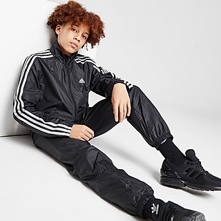 Black adidas Originals Girls' 3-Stripes Leggings Junior - JD