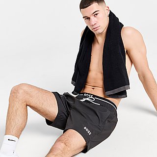 BOSS Amur Double Waistband Swim Shorts