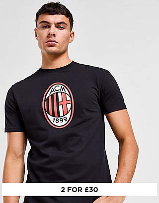 Official Team AC Milan Crest T-Shirt