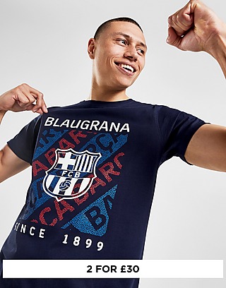 Official Team FC Barcelona Crest T-Shirt