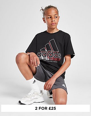 adidas Badge of Sport Fade Graphic T-Shirt Junior