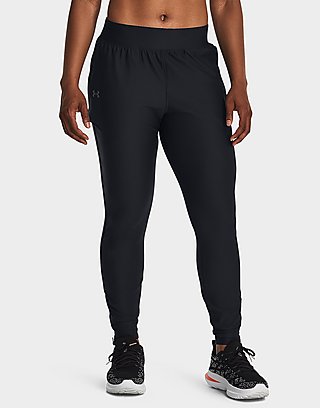 Pants and jeans Under Armour W Recover Tricot Pant Black/ White