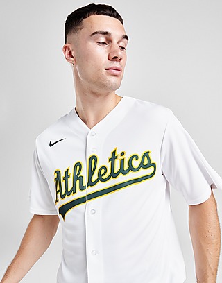 Men's Nike White Oakland Athletics Home Authentic Team Jersey