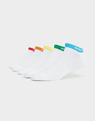 BOSS 5 Pack Ankle Socks