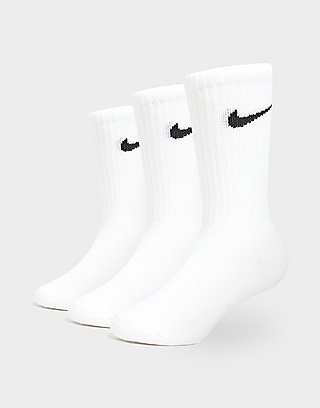 Nike 3 Pack Crew Socks Junior