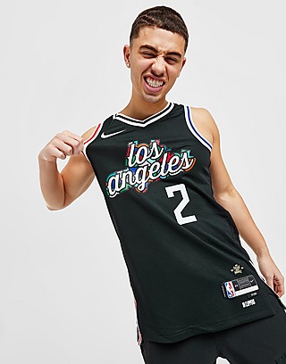 Nike Youth Los Angeles Clippers Kawhi Leonard #2 Blue Swingman Jersey, Boys', Small