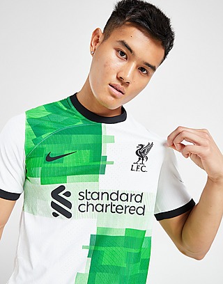 Nike Men's Liverpool 2023/24 Away Jersey White/Green, XL