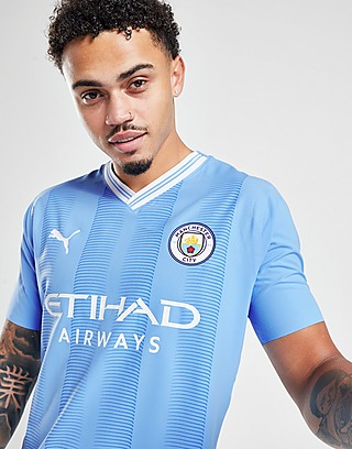 Manchester City Away Shirt 2023/24 Season - Authentic with Gift  Box - Men - White - Size: S : Sports & Outdoors