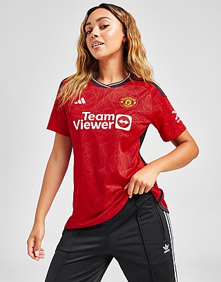  adidas Men's Manchester United Home Authentic Soccer Jersey  2021/22 (Small) Red : Sports & Outdoors