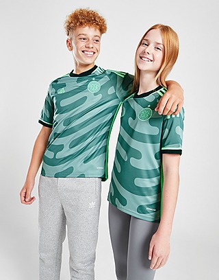 Grey adidas Celtic FC Training Shirt Junior