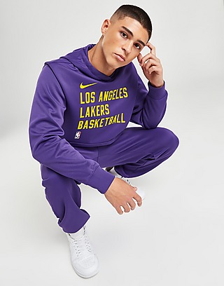 Black Nike NBA LA Lakers Tech Fleece Pullover Hoodie