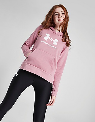 Pink Under Armour Girls' Rival Fleece Joggers Junior - JD Sports