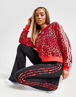 adidas Originals Leopard Luxe 3-Stripes Infill Flared Leggings - Black |  Women's Lifestyle | adidas US