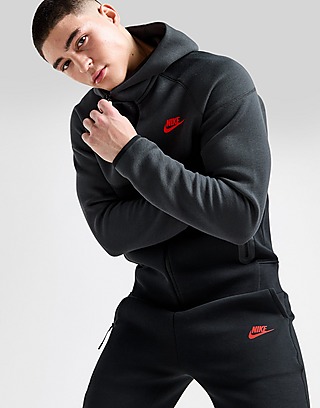 Men's Nike Grey Fleece Zip Up Track Hoodie Hooded Sports tracksuit top size  M