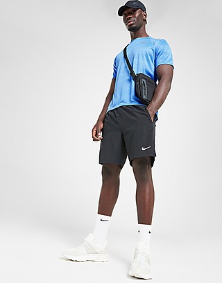 Nike Boy 2 Piece T-Shirt & Shorts Set ~ Black, Gray & White ~ DRI