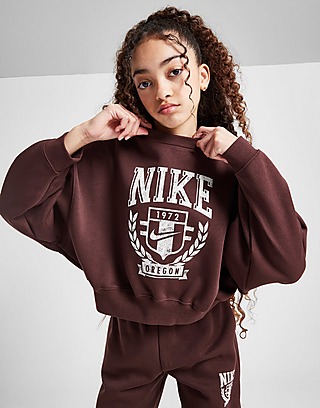Nike Girls' Trend Fleece Crew Sweatshirt Junior