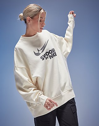 Nike Swoosh Oversized Crew Sweatshirt