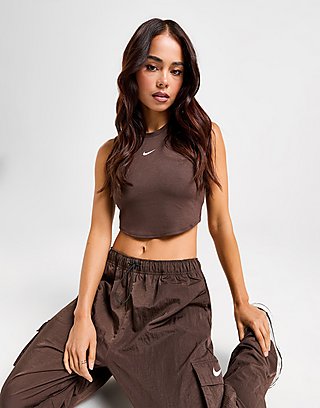 Nike Sportswear Essential Rib Crop Tank Top