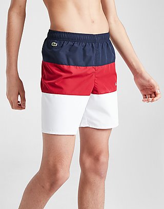 Lacoste Colour Block Swim Shorts Junior