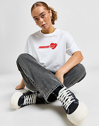 Converse Y2K Heart Crop T-Shirt