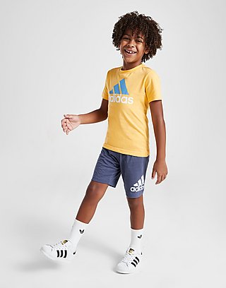 adidas Badge of Sport T-Shirt/Shorts Set Children