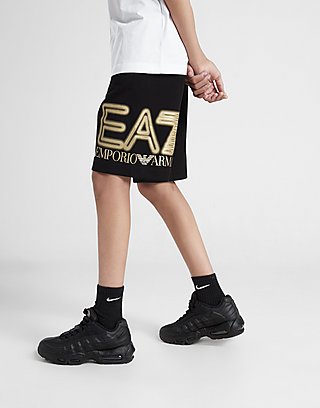 Emporio Armani EA7 Gold Logo Shorts Junior