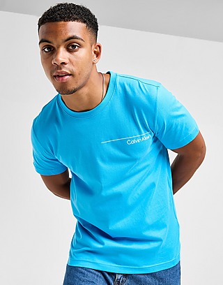 Calvin Klein Blue Logo T-Shirt | Junior Couture USA