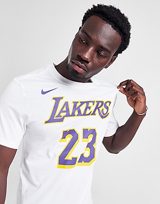 Men's Nike LeBron James Gold Los Angeles Lakers Icon 2022/23 Name & Number T-Shirt Size: Large
