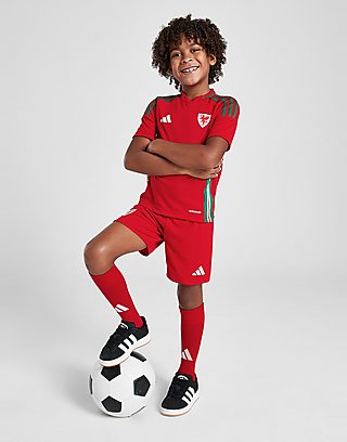 adidas Wales 2024 Home Kit Children