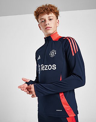 adidas Manchester United FC 1/4 Zip Training Top Junior