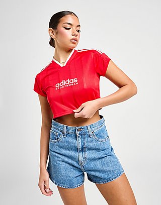 adidas Crop Football Top