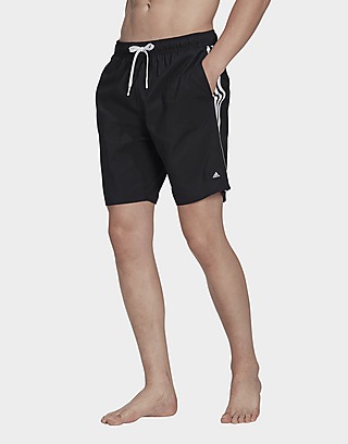 adidas Camo Allover Print Swim Shorts - Black