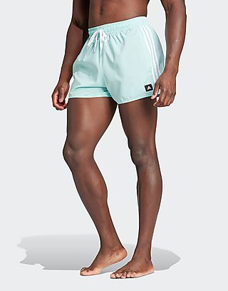 adidas 3-Stripes CLX Very-Short-Length Swim Shorts