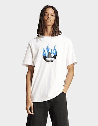 adidas Flames Logo Tee