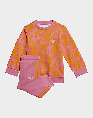 adidas Summer Allover Print Crew Set