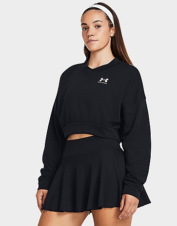 Under Armour Long-Sleeves UA Rival Terry OS Crop Crw