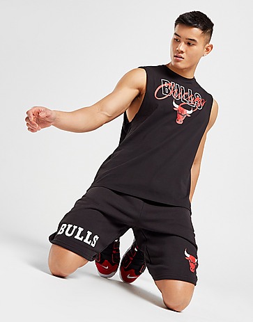 New Era NBA Chicago Bulls Wordmark Oversized Shorts
